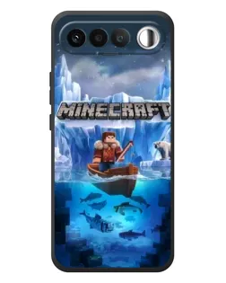 Чохол для RealMe 16 5G з картинкою «Minecraft льодянийсвіт»