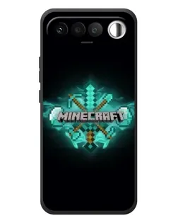 Чохол для RealMe 16 5G з картинкою «Minecraft Diamond лого»