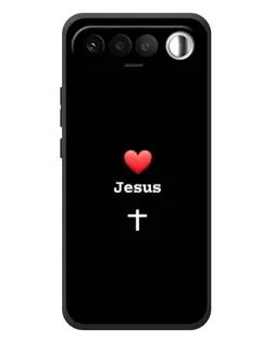 Чехол для RealMe 16 5G с картинкой «Сердце - Jesus»