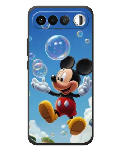Чехол для RealMe 16 5G с картинкой «Mickey и мыльные пузыри» Чехол для RealMe 16 5G с картинкой «Mickey и мыльные пузыри»
