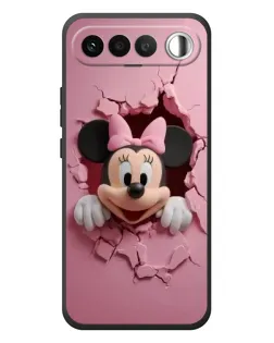 Чехол для RealMe 16 5G с картинкой «Минни сквозь стену»