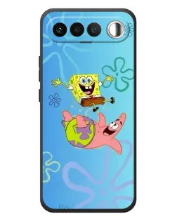 Чехол для RealMe 16 5G с картинкой «Спанч Боб и Патрик»