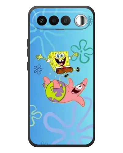 Чехол для RealMe 16 5G с картинкой «Спанч Боб и Патрик»