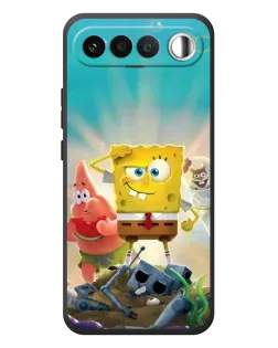 Чехол для RealMe 16 5G с картинкой «Спанч Боб победитель»