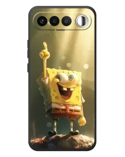 Чехол для RealMe 16 5G с картинкой «Сияющий Спанч Боб»