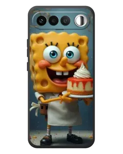 Чехол для RealMe 16 5G с картинкой «Повар Спанч Боб»