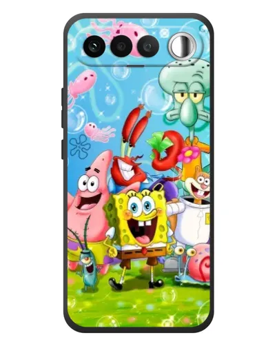 Чехол для RealMe 16 5G с картинкой «Губка Боб и друзья» Чехол для RealMe 16 5G с картинкой «Губка Боб и друзья»