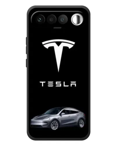 Чехол для RealMe 16 5G с картинкой «Tesla Model Y»