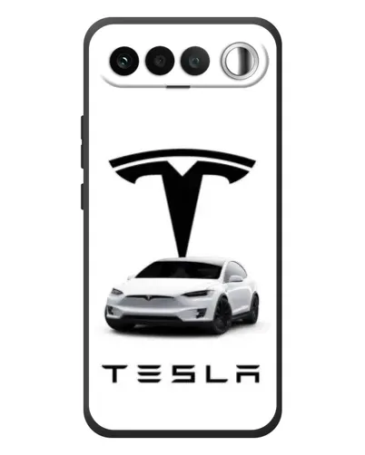 Чехол для RealMe 16 5G с картинкой «Tesla White Style»