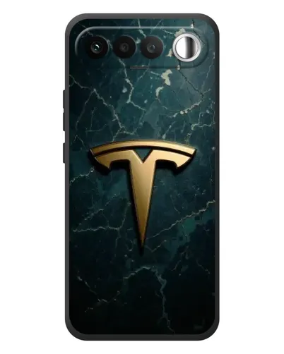 Чехол для RealMe 16 5G с картинкой «Мраморная Tesla Gold»