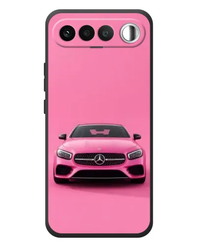 Чехол для RealMe 16 5G с картинкой «Розовый Mercedes AMG» Чехол для RealMe 16 5G с картинкой «Розовый Mercedes AMG»