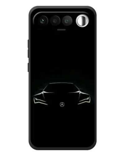 Чехол для RealMe 16 5G с картинкой «Mercedes — силуэт авто» Чехол для RealMe 16 5G с картинкой «Mercedes — силуэт авто»
