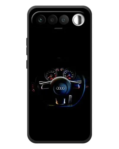 Чехол для RealMe 16 5G с картинкой «Салон Audi — руль» Чехол для RealMe 16 5G с картинкой «Салон Audi — руль»