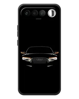 Чехол для RealMe 16 5G с картинкой «Audi — ночной контур»