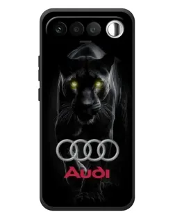 Чехол для RealMe 16 5G с картинкой «Пантера и Audi»