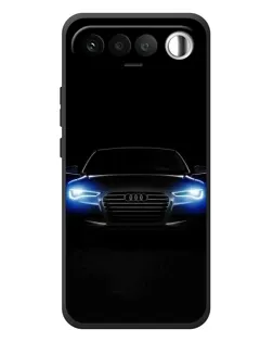 Чехол для RealMe 16 5G с картинкой «Audi в неоне»