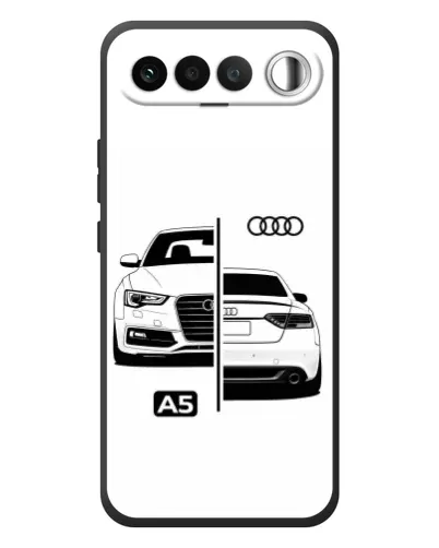 Чехол для RealMe 16 5G с картинкой «Audi — контрастный дизайн» Чехол для RealMe 16 5G с картинкой «Audi — контрастный дизайн»