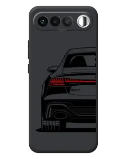 Чехол для RealMe 16 5G с картинкой «Задняя часть Audi — арт»
