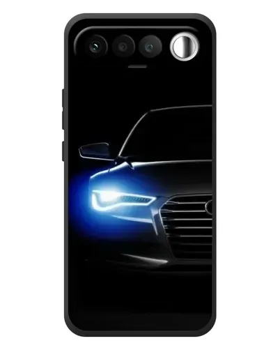 Чехол для RealMe 16 5G с картинкой «Неоновый взгляд Audi» Чехол для RealMe 16 5G с картинкой «Неоновый взгляд Audi»