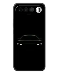 Чехол для RealMe 16 5G с картинкой «Взгляд Audi в темноте»