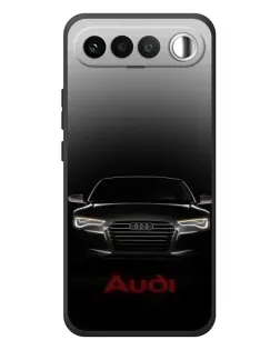 Чехол для RealMe 16 5G с картинкой «Audi — градиентный контур»