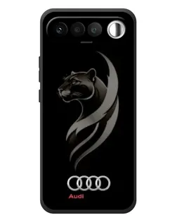 Чехол для RealMe 16 5G с картинкой «Графика — пантера и Audi»