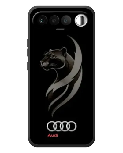 Чехол для RealMe 16 5G с картинкой «Графика — пантера и Audi» Чехол для RealMe 16 5G с картинкой «Графика — пантера и Audi»