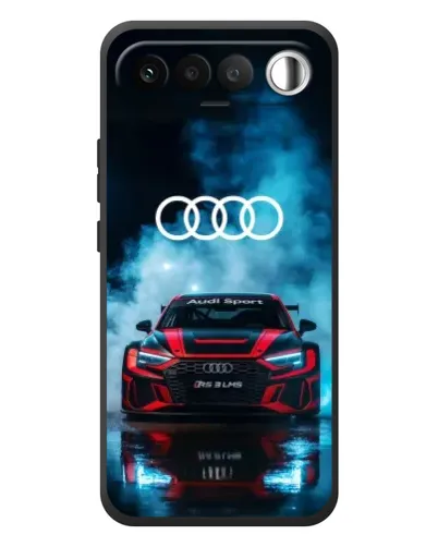 Чехол для RealMe 16 5G с картинкой «Audi Sport — неон» Чехол для RealMe 16 5G с картинкой «Audi Sport — неон»