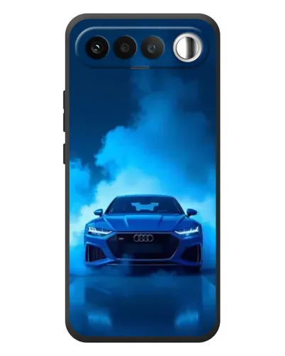 Чехол для RealMe 16 5G с картинкой «Audi — голубая энергия» Чехол для RealMe 16 5G с картинкой «Audi — голубая энергия»