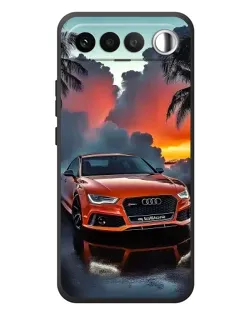 Чехол для RealMe 16 5G с картинкой «Audi — закат»