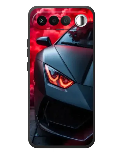 Чехол для RealMe 16 5G с картинкой «Lamborghini красное сияние»