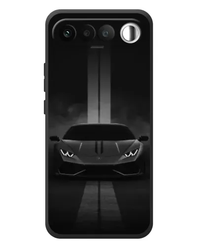 Чехол для RealMe 16 5G с картинкой «Lamborghini симметрия дорог»