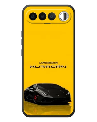Чехол для RealMe 16 5G с картинкой «Lamborghini Huracan черный»