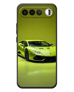 Чохол для RealMe 16 5G з картинкою «Салатовий Lamborghini Huracan»