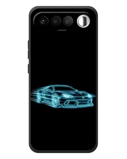 Чохол для RealMe 16 5G з картинкою «Неоновий контур Lamborghini»