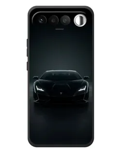 Чохол для RealMe 16 5G з картинкою «Чорний Lamborghini Aventador»
