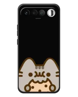 Чехол для RealMe 16 5G с картинкой «Пушин на черном»