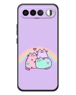 Чехол для RealMe 16 5G с картинкой «Радужные Пушины»