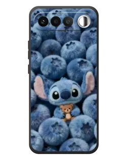 Чехол для RealMe 16 5G с картинкой «Стич и голубика» Чехол для RealMe 16 5G с картинкой «Стич и голубика»