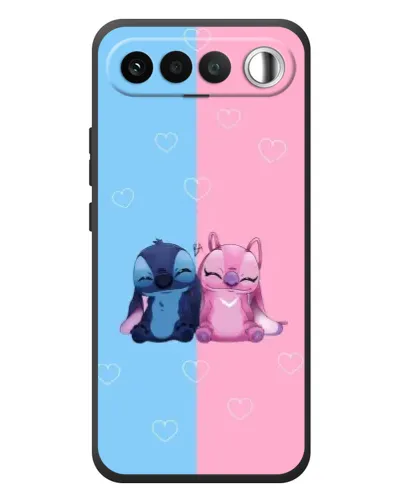 Чехол для RealMe 16 5G с картинкой «Stitch и Angel Love» Чехол для RealMe 16 5G с картинкой «Stitch и Angel Love»