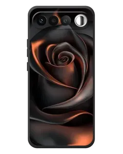 Чехол для RealMe 16 5G с картинкой «Шелковая черная роза» Чехол для RealMe 16 5G с картинкой «Шелковая черная роза»