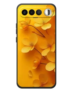 Чехол для RealMe 16 5G с картинкой «Золотые лепестки» Чехол для RealMe 16 5G с картинкой «Золотые лепестки»