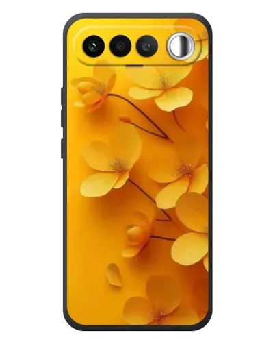 Чехол для RealMe 16 5G с картинкой «Золотые лепестки» Чехол для RealMe 16 5G с картинкой «Золотые лепестки»