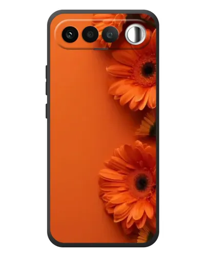 Чехол для RealMe 16 5G с картинкой «Оранжевые герберы» Чехол для RealMe 16 5G с картинкой «Оранжевые герберы»