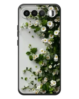 Чехол для RealMe 16 5G с картинкой «Ветка мелких белых цветов» Чехол для RealMe 16 5G с картинкой «Ветка мелких белых цветов»