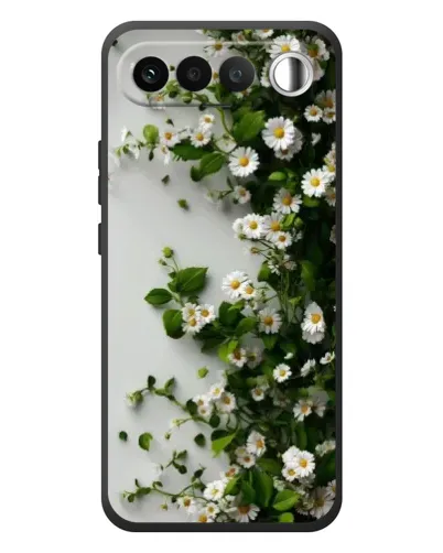 Чехол для RealMe 16 5G с картинкой «Ветка мелких белых цветов» Чехол для RealMe 16 5G с картинкой «Ветка мелких белых цветов»