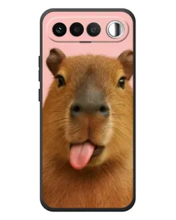 Чехол для RealMe 16 5G с картинкой «Капибара с языком» Чехол для RealMe 16 5G с картинкой «Капибара с языком»