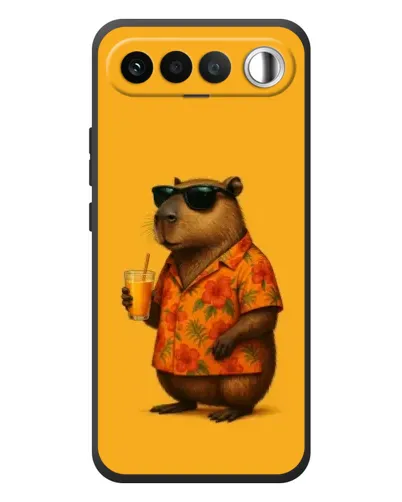 Чехол для RealMe 16 5G с картинкой «Капибара на отдыхе»
