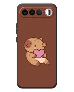 Чехол для RealMe 16 5G с картинкой «Капибара с сердцем» Чехол для RealMe 16 5G с картинкой «Капибара с сердцем»