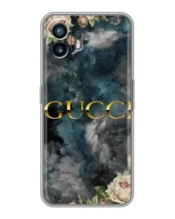 Чехол для Realme 16T с картинкой «Абстрактные цветы Gucci» Чехол для Realme 16T с картинкой «Абстрактные цветы Gucci»